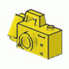 Part 30089 Yellow Minifig, Utensil Camera Handheld Style - Type 1